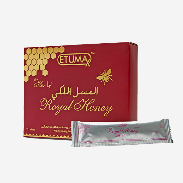 Miel Etumax Femme 20g - Aphrodisiaque naturel pour revitaliser l’énergie, améliorer la fermeté de la peau, et équilibrer le bien-être hormonal.